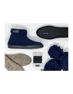 Botties® kit à crocheter Boston, taille S (39) indigo 2