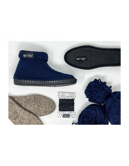 Botties® kit à crocheter Boston, taille S (39) indigo