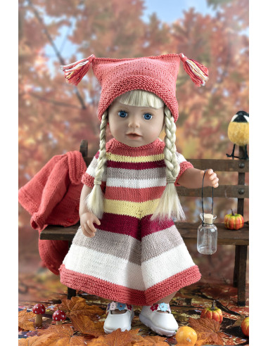 Strickanleitung "Dominique" gedruckt