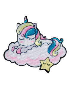 Appliques, Patch, Écusson thermocollant : Licorne sur un...