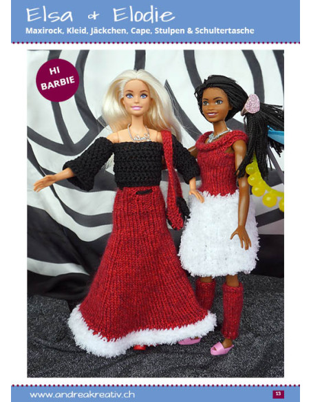 Strickanleitung "Elsa & Elodie" gedruckt