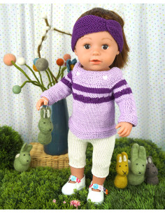 Strickanleitung "Fibi" gedruckt