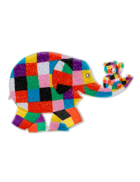 Applikation, Patch, Aufbügler: Elmer© mit Bär