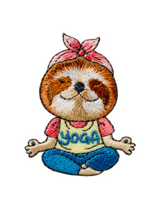 Applicatie, Patch, Strijkapplicatie: Luiaard Yoga