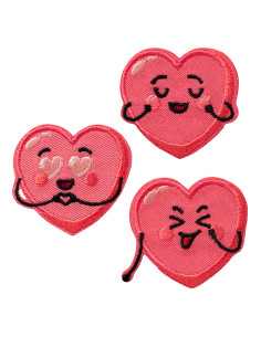 Applikation, Patch, Bügelbild: Create Herzen