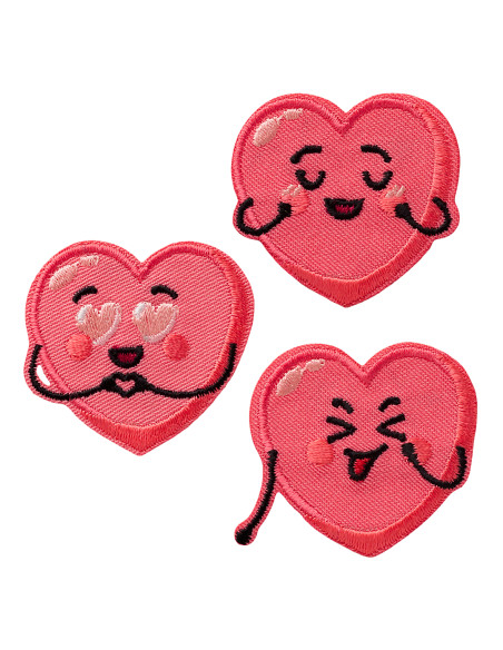 Appliques, Patch, Écusson thermocollant : Créer des cœurs