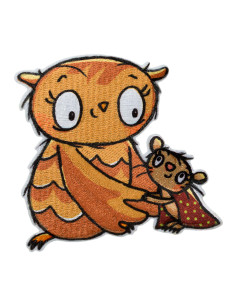 Appliqué, Patch, Iron-on: Steenuil© met muis