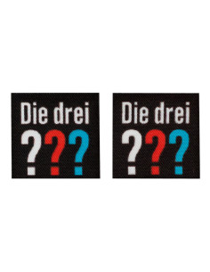Appliqué, Patch, Iron-on:  De drie De drie vraagtekens...