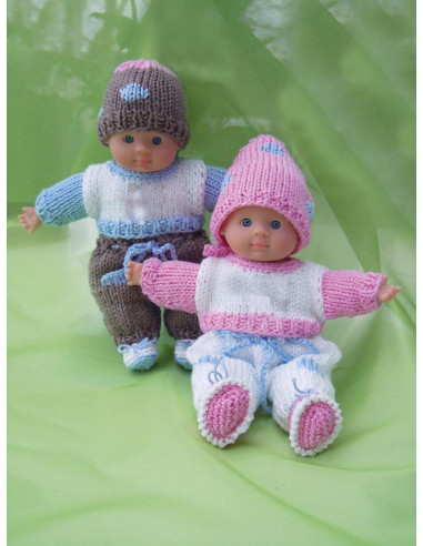 Instructions de tricot "Philip & Polly" imprimées