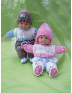 PDF Download Instructions de tricot "Philip & Polly"