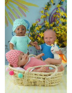 Fiche tricot "Gwen, Gian & Georges" Imprimées