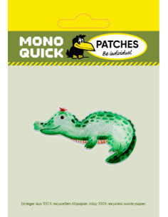 Applikation, Patch, Bügelbild: Krokodil 2