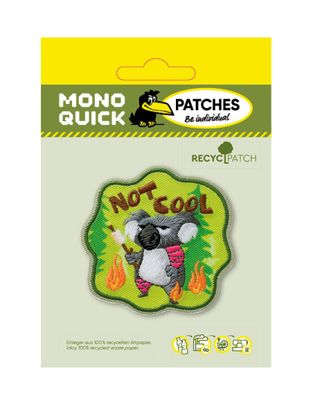Applikation, Patch, Bügelbild: Recycl-Patch Koala Not Cool