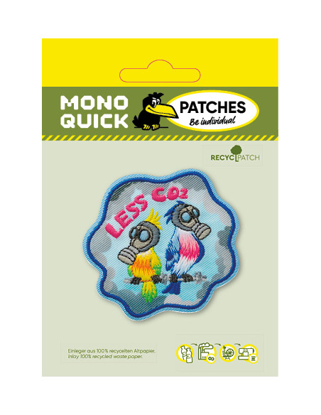 Applicatie, Patch, Strijkapplicatie: Recycl-Patch Less Co2