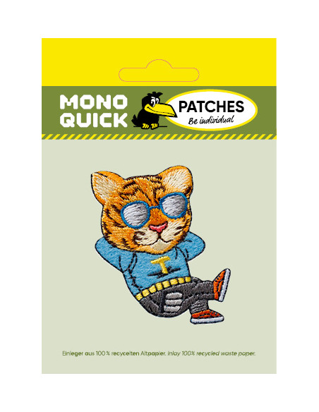 Appliques, Patch, Écusson thermocollant : Tigre couché