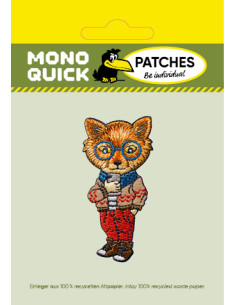 Applicatie, Patch, Strijkapplicatie: Vos met bril 2