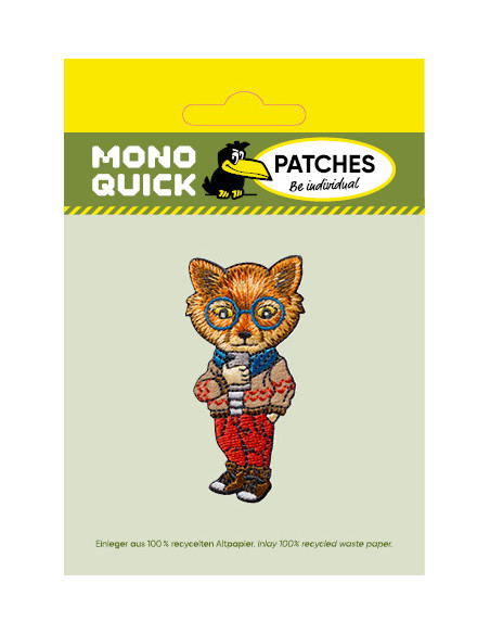 Appliques, Patch, Écusson thermocollant : Renard à lunettes