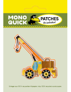 Applikation, Patch, Bügelbild: Kran 2