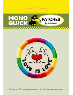 Applicatie, Patch, Strijkapplicatie: Love is Love 2