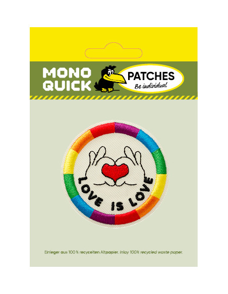 Applicatie, Patch, Strijkapplicatie: Love is Love