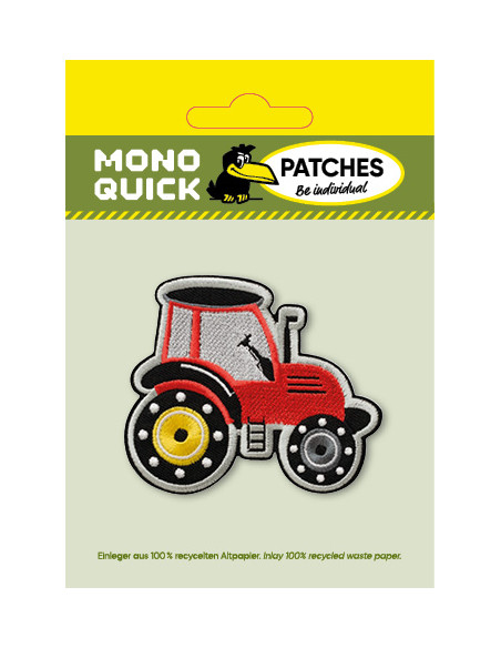 Appliques, Patch, Écusson thermocollant : Tracteur rouge