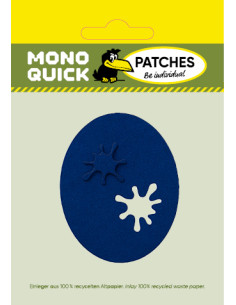 Pleister, Patch, Strijkapplicatie: Patch 2st Blue Splash 2
