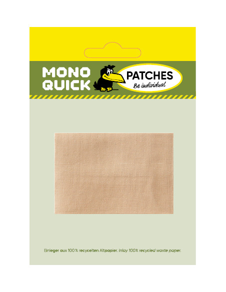 Flicken, Patch, Bügelbild: Bügelflick "kochfest & extra leicht" sand