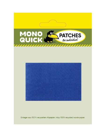 Pleister, Patch, Strijkapplicatie: Ijzer-op-plak "kookvast & extra licht" blauw