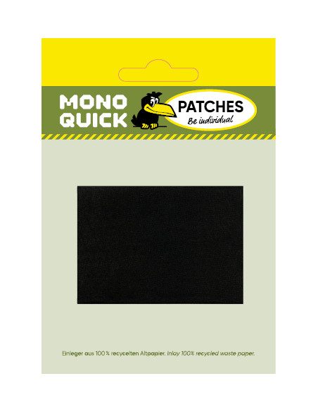 Rapiécer, Patch, Écusson thermocollant : Patch thermocollant "résistant à l'ébullition & extra-léger"noir