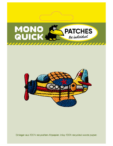 Applikation, Patch, Bügelbild: Flugzeug