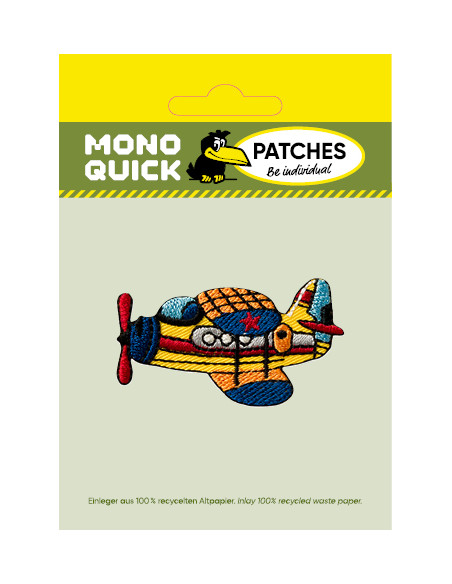 Applikation, Patch, Bügelbild: Flugzeug
