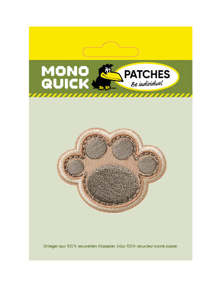 Appliques, Patch, Écusson thermocollant : Patte brun clair