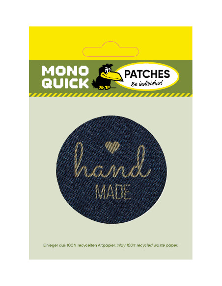Applicatie, Patch, Strijkapplicatie: Handgemaakt - Jeans