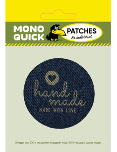 Applikation, Patch, Bügelbild: Handmade Love - Jeans 2