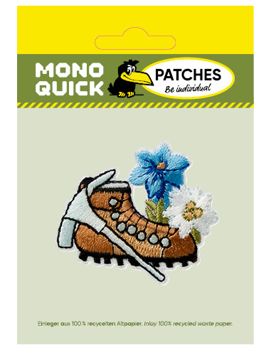 Applicatie, patch, Iron-on: Bergschoen