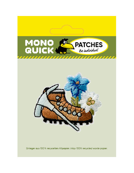 Applicatie, patch, Iron-on: Bergschoen
