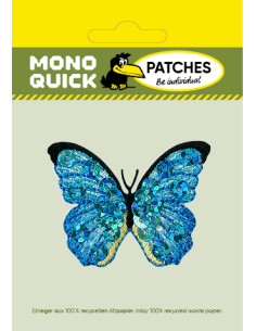 Appliques, Patch, Écusson thermocollant : Papillon turquoise 2