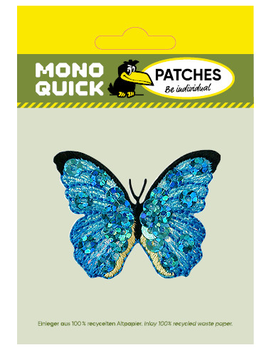 Applikation, Patch, Bügelbild: Schmetterling...