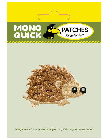 Applikation, Patch, Bügelbild: Igel