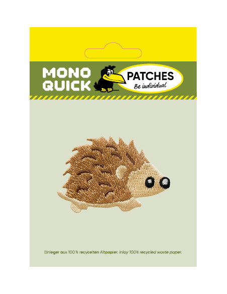 Applikation, Patch, Bügelbild: Igel