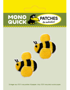 Applikation, Patch, Bügelbild: Biene 2 Stück 2