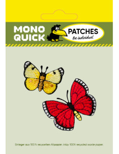 Appliques, Patch, Écusson thermocollant : 2 papillons 2