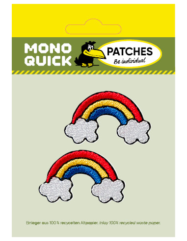 Applicatie, Patch, Strijkapplicatie: Regenboog...