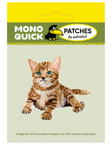 Applikation, Patch, Bügelbild: Babykatze