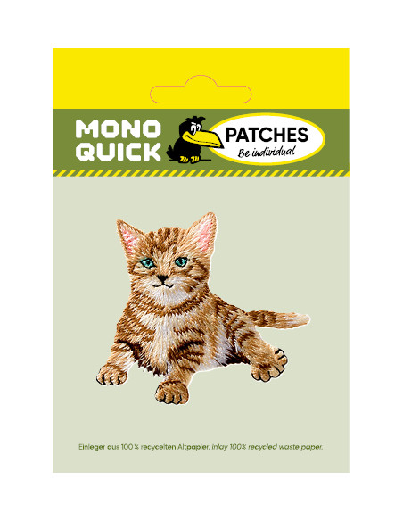 Applikation, Patch, Bügelbild: Babykatze
