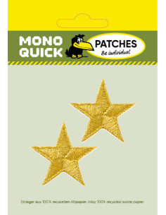Appliqué, Patch, Iron-on: Ster goud 2 stuks 2