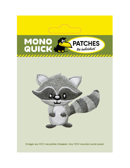 Appliques, Patch, Écusson thermocollant: Raton laveur