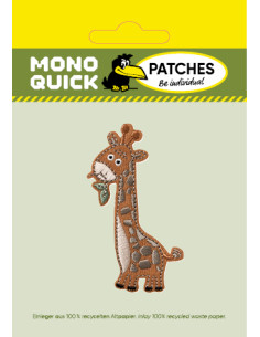 Appliqué, Patch, Iron-on: Giraffe bruin 2