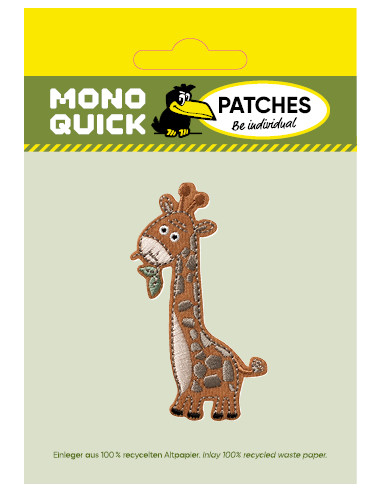 Applicatie, Patch, Strijkapplicatie: Giraffe bruin