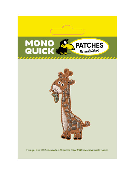 Appliques, Patch, Écusson thermocollant: Girafe marron